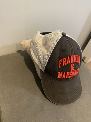 Franklin & Marshall hat used, black and red, one size