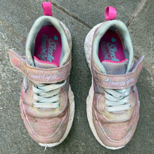 Skechers Lights shoes used size 28 colorful sneakers