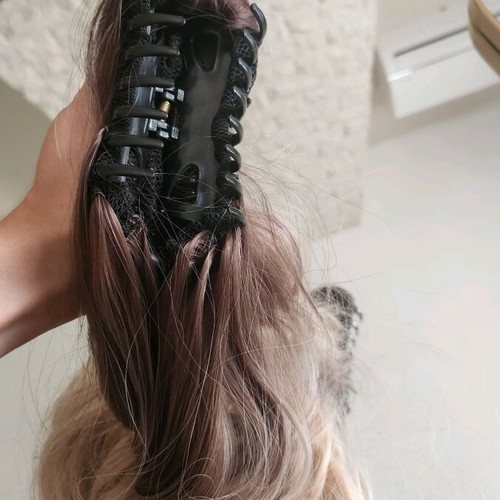 Synthetic Ponytail Hair Extension New, Long, With Claw Clip