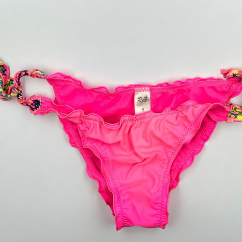 Rae bikini swimsuit like new, fuchsia printed