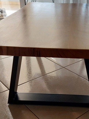 Coffee table handmade Greek new, 115x60 cm