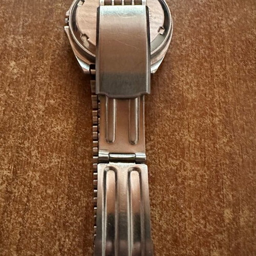 Seiko 5 automatic watch used, silver, 1981