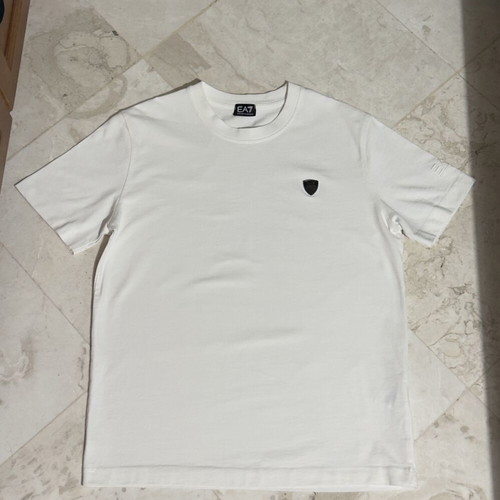 Emporio Armani EA7 white T-shirt, medium size