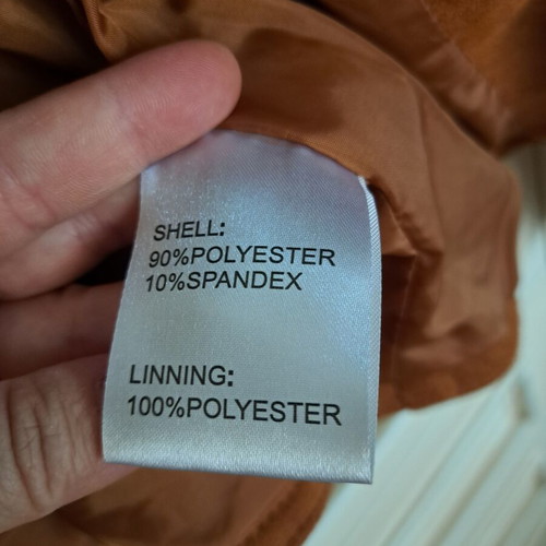 Issue Fashion women's jacket suede look tan size S used