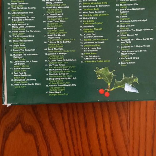 Christmas songs CD used, set of 4