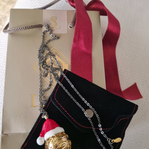 Santa Baby jewelry new, red and gold