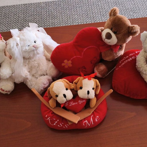 Various stuffed toys like new for kids and adults