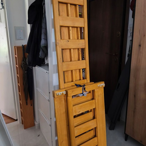Montessori bed handmade from pine wood like new