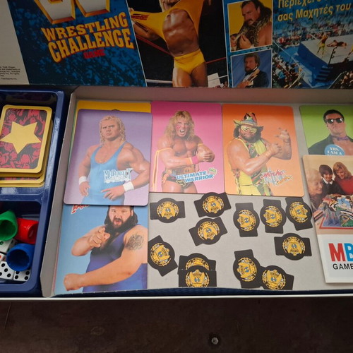 Wrestling Challenge Board Game El Greco 1991 like new