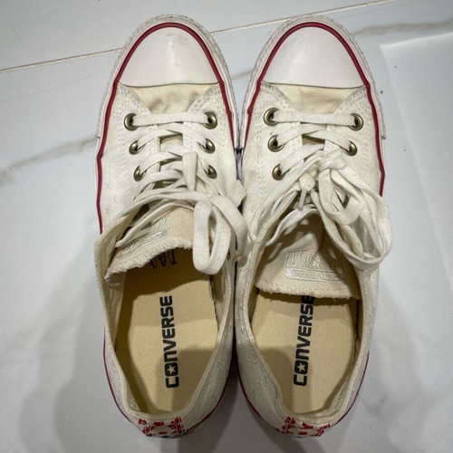 Converse used beige shoes size 39.5