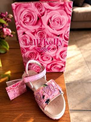 Lelli Kelly pink sandals size 32 new