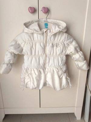Marasil baby jacket for 1-year-old girl like new with detachable hood