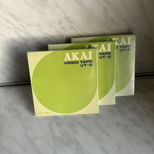 Akai 5" Magnetic Tape Pack of 3 New