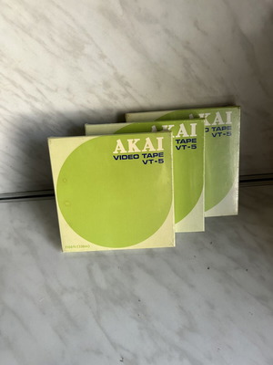 Akai 5" Magnetic Tape Pack of 3 New