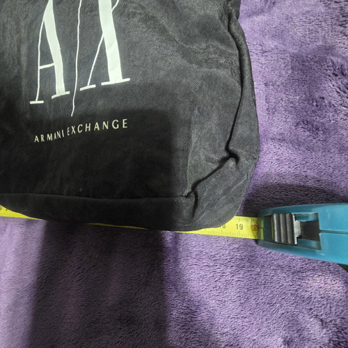 Armani Exchange shoulder bag black 24x20x4 cm