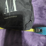 Armani Exchange shoulder bag black 24x20x4 cm