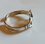 925 Silver Butterfly Toe Ring new, silver