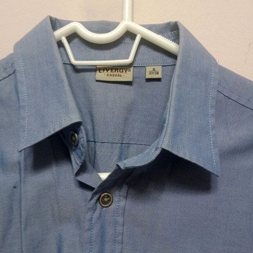 Men's cotton long-sleeve shirt small like new