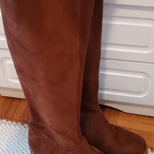 Sock boots like new, brown, size 38