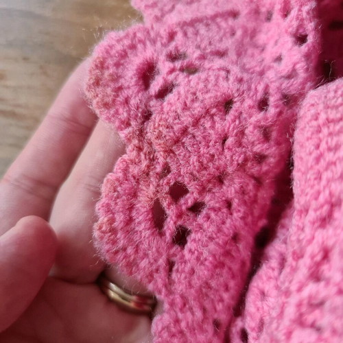 Handmade woolen blanket like new