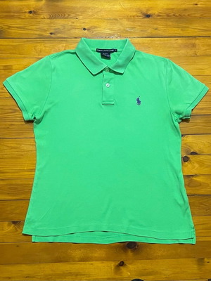 Γυναικείο Ralph Lauren Polo T-shirt πράσινο σαν καινούργιο, μέγεθος M