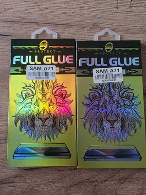 Privacy tempered glass for Samsung A71 like new, pack of 2