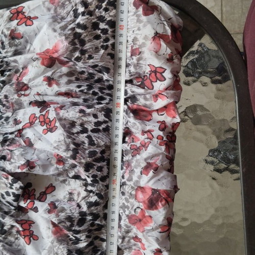 Fabric shoulder bag large multicolored new