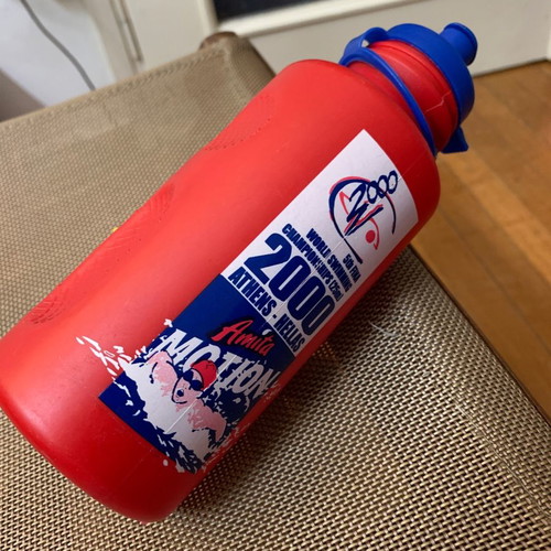 Amita Motion 2000 promotional souvenir bike water bottle used