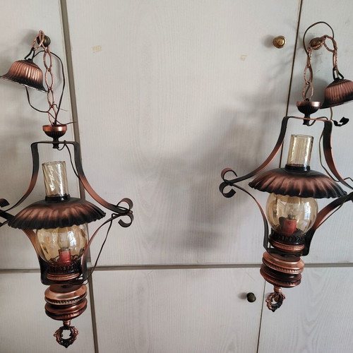 Vintage ceiling lights like new, set of 2