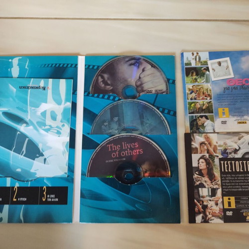 DVD with used authentic movies and subtitles