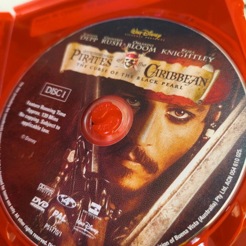 Pirates of the Caribbean The Curse of Black Pearl 2 DVD Special Collectors Edition like new