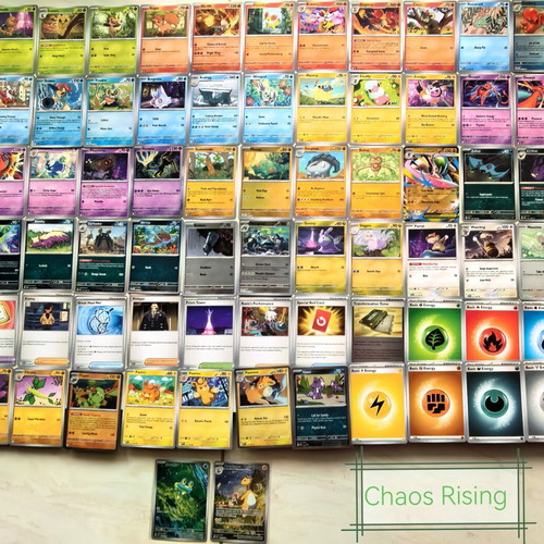 Pokémon TCG Chaos Rising mini collection near mint