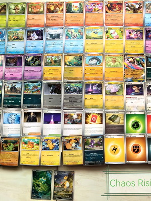 Pokémon TCG Chaos Rising mini collection near mint