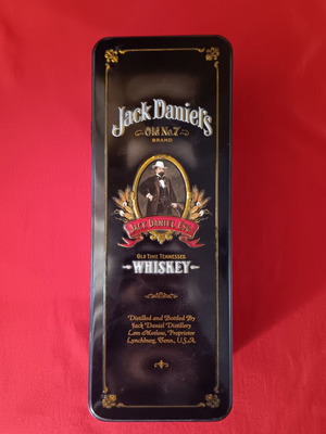 Jack Daniel's collectible metal box used