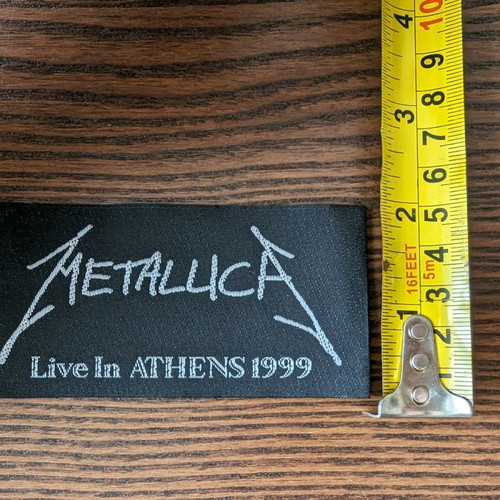Metallica Patch Live In Athens 1999 New