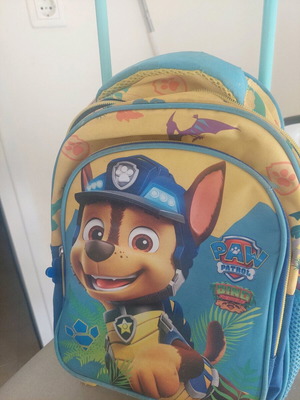 Paw Patrol kindergarten bag with wheels like new