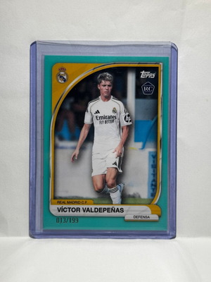 2025 Topps Real Madrid Collector Tin Victor Valdepenas Rookie new