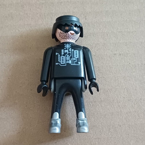 Playmobil figure possibly hacker like new