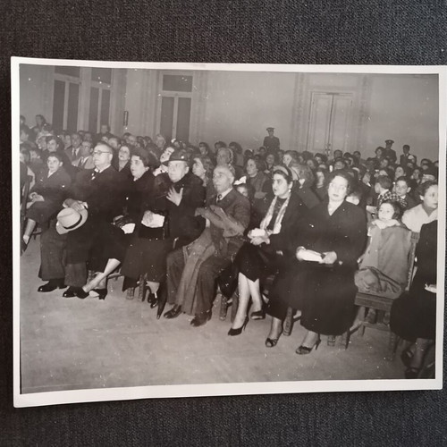 Ioannis Metaxas vintage photo used, event at Parnassos