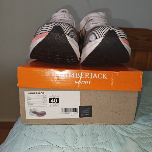 Lumberjack Nanda WMN 4FX sneakers new, white with colorful sole