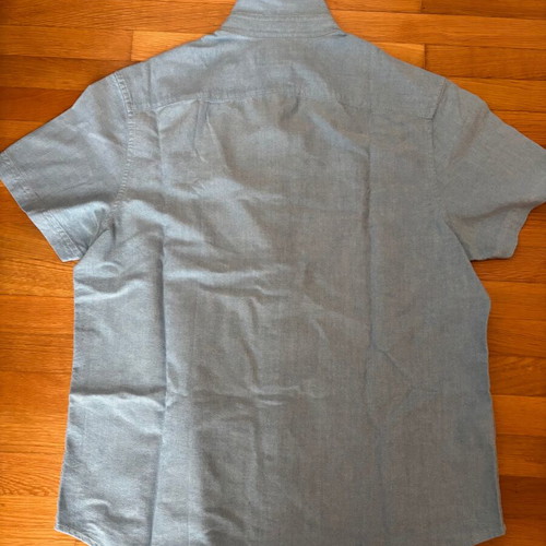Penguin short-sleeve shirt size M like new, blue turquoise