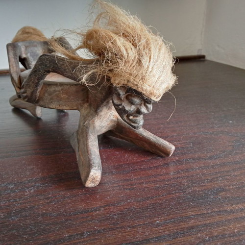 African wood carving ashtray like new