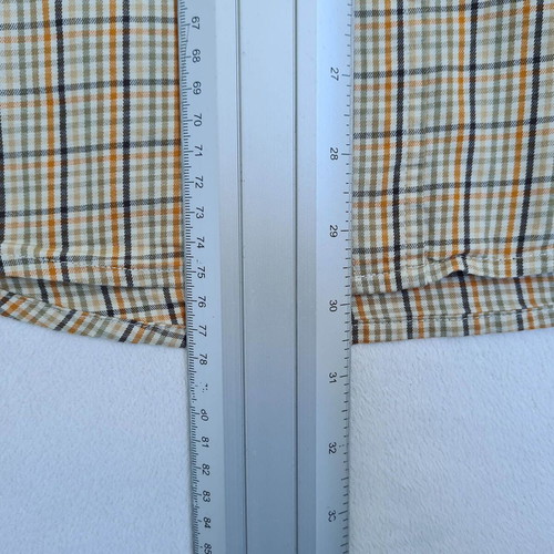Seeland men's hunting shirt size L, checked, long sleeve, cotton, like new