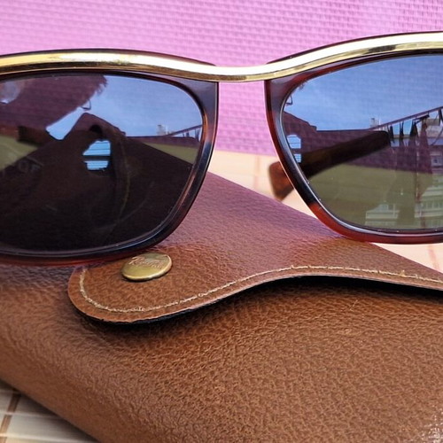 Ray Ban Olympian 2 sunglasses used, Bausch and Lomb G15 green lenses