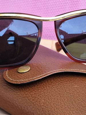 Ray Ban Olympian 2 γυαλιά ηλίου μεταχειρισμένα, Bausch and Lomb G15 φακοί
