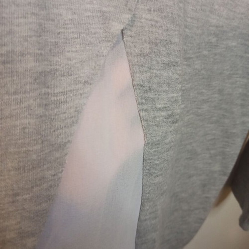 Wu Wear grey sweatshirt like new with floral design one size