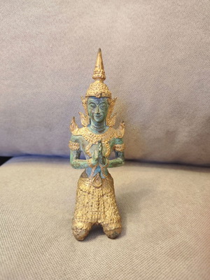 Teppanom decorative figurine used, bronze with patina