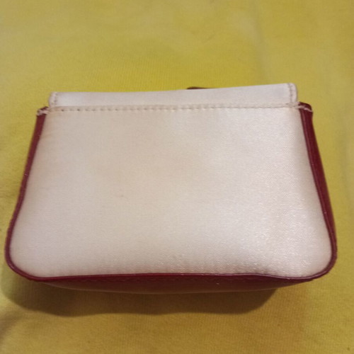Small Dior toiletry bag used, white and red
