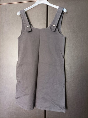 Denim salopette dress used, size XS, gray, Waikiki