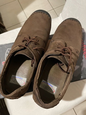 Jag leather shoes used, brown, size 43